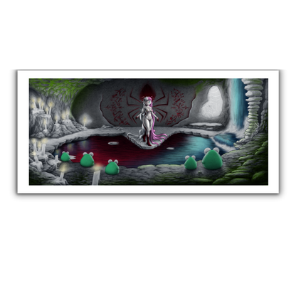 Froggy PhD | The Spiders Origin - Art Print