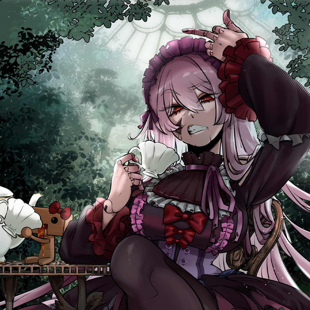 PorcelainMaid | An Unwanted Party Guest - Art Print