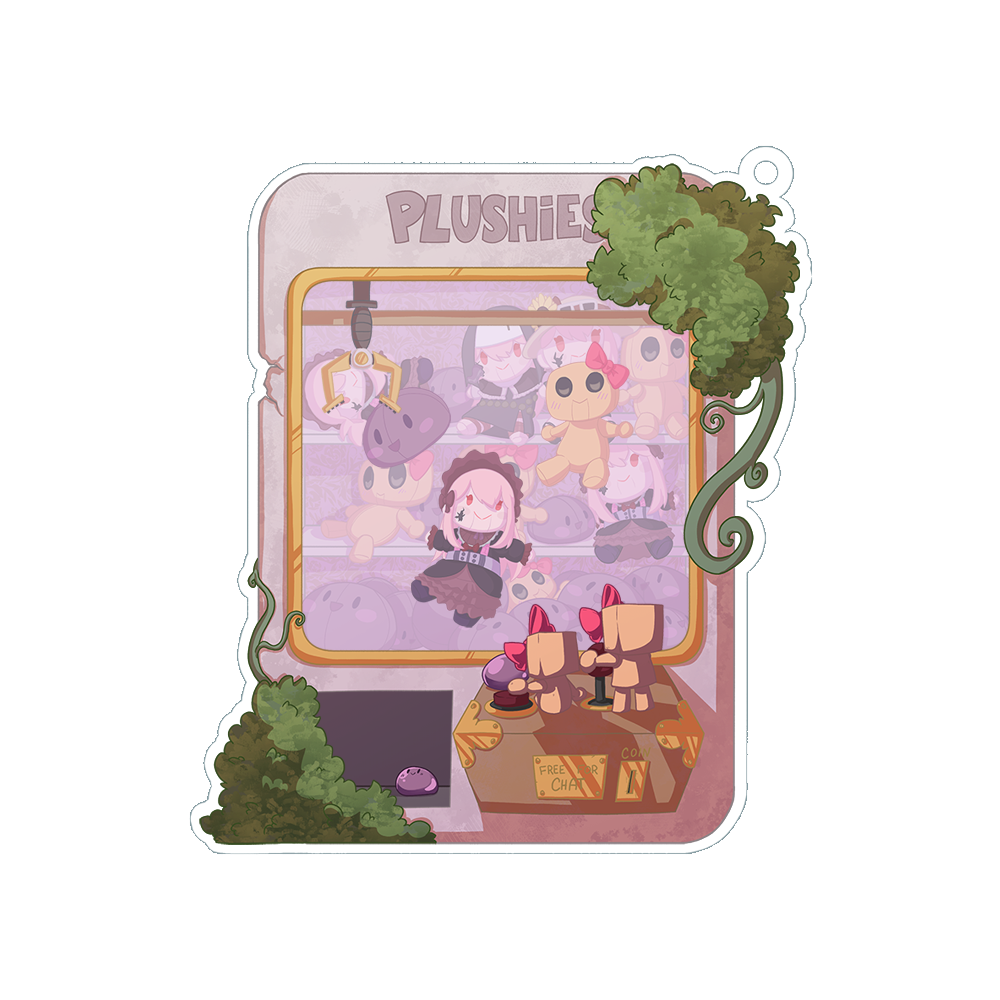 PorcelainMaid | Plushie Arcade - Shaker Keychain