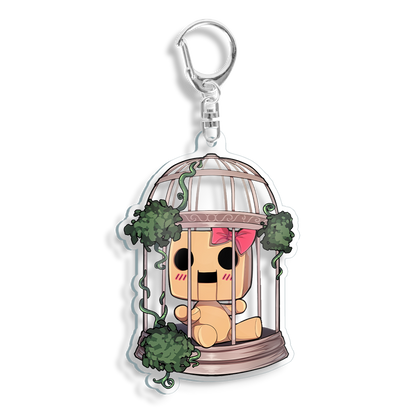 PorcelainMaid | Chat in the Cage - Keychain