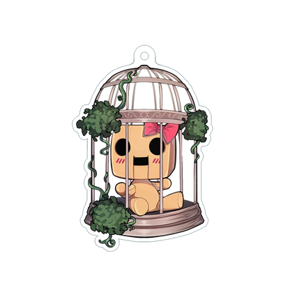 PorcelainMaid | Chat in the Cage - Keychain