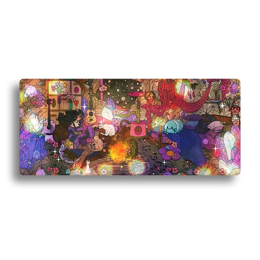 Chrchie | Crystal Cave - Desk Mat
