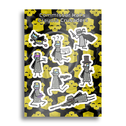 CommissarKai | Crayola Crusades - Sticker Sheet