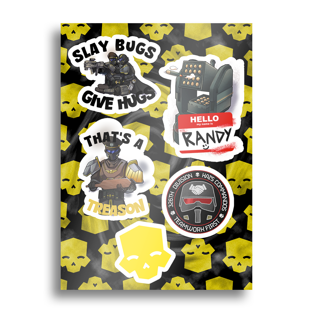 CommissarKai | Crayola Crusades - Sticker Sheet