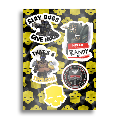 CommissarKai | Crayola Crusades - Sticker Sheet