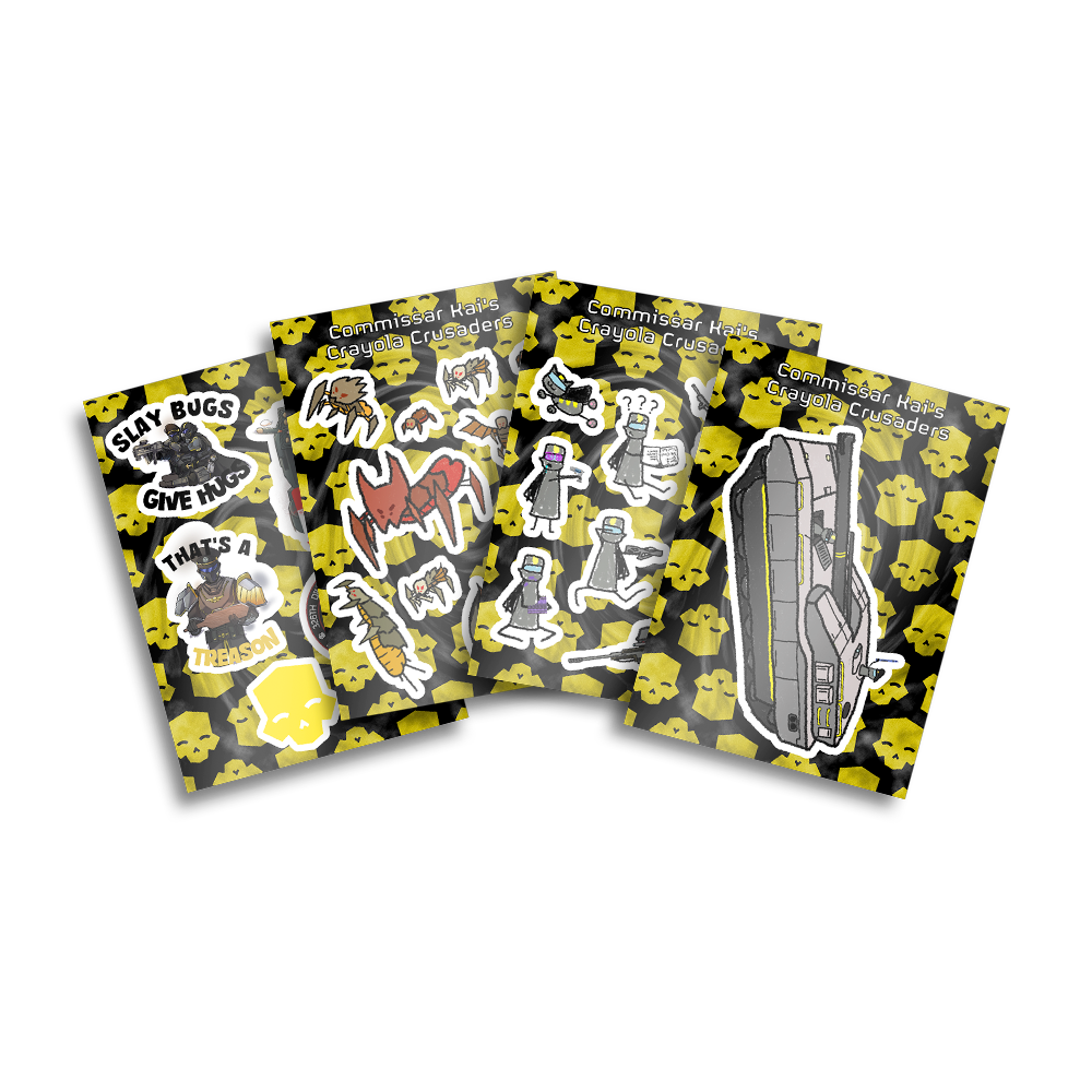 CommissarKai | Crayola Crusades - Sticker Sheet